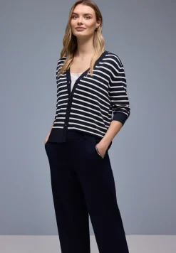 Cardigan rayé
