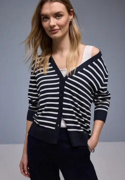 Cardigan rayé
