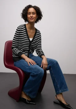 Cardigan rayé