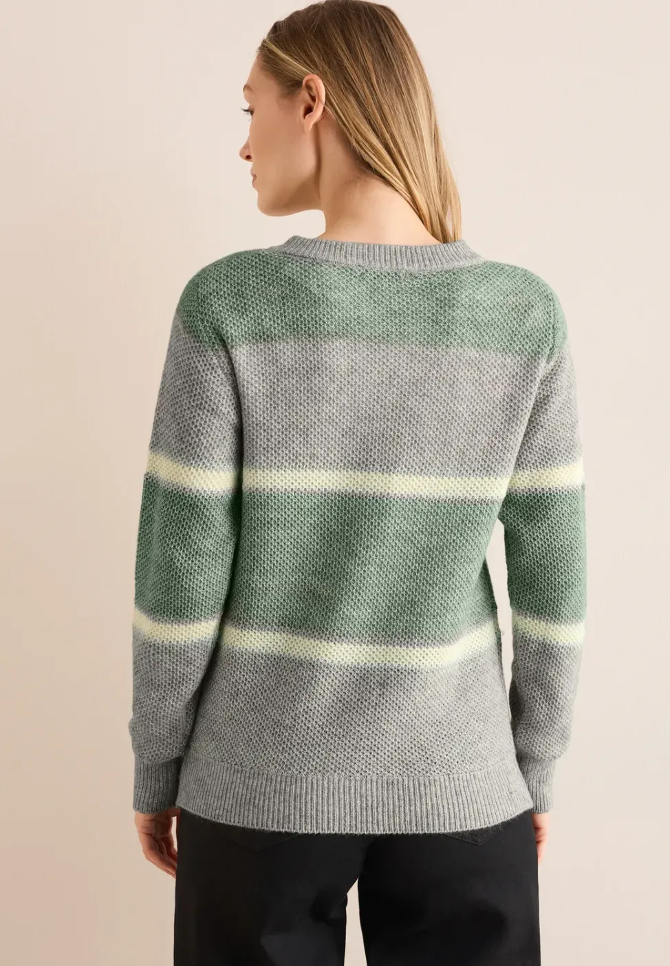Cardigan rayé
