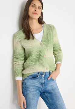 Cardigan Space Dye V-Neck