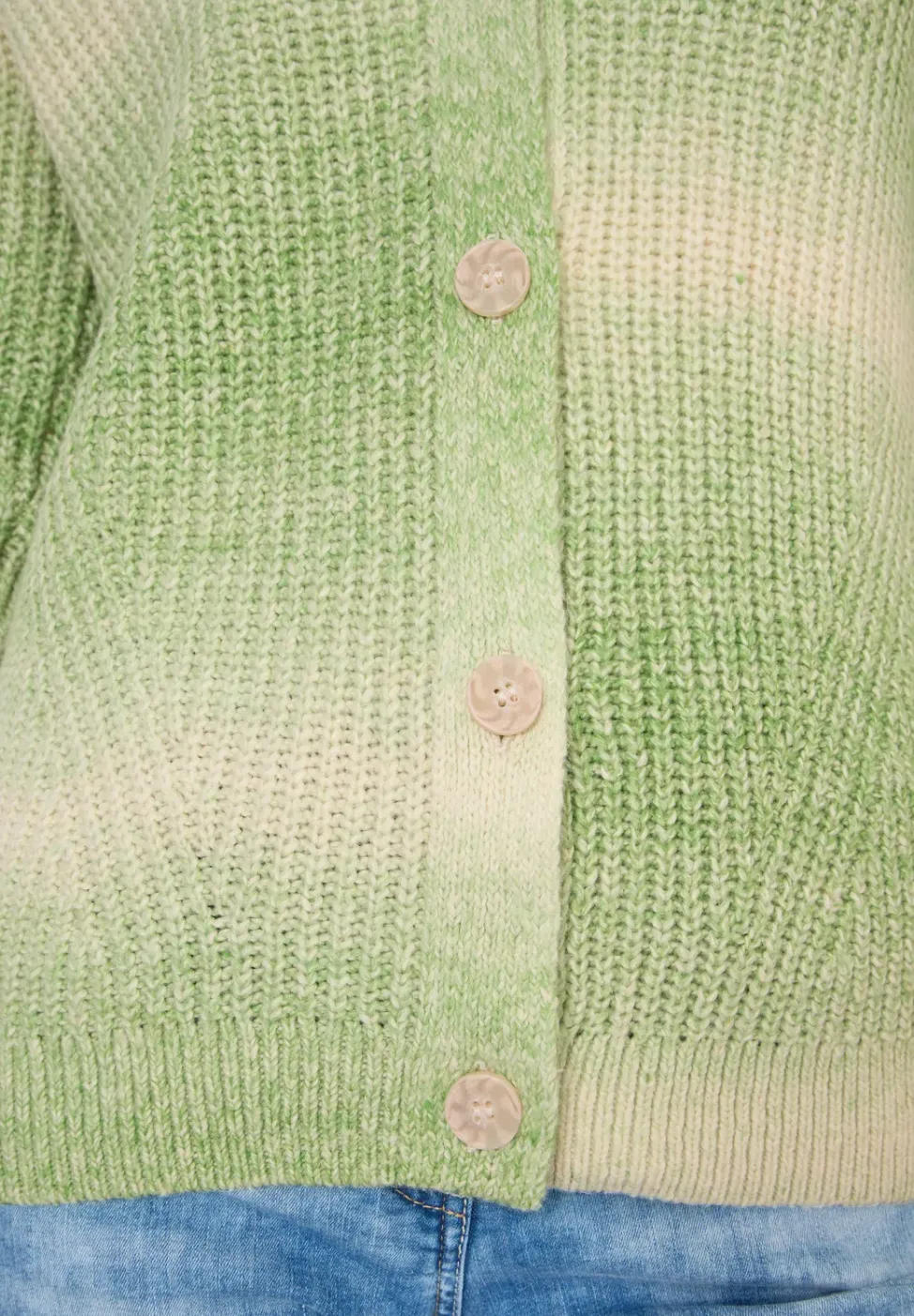 Cardigan Space Dye V-Neck