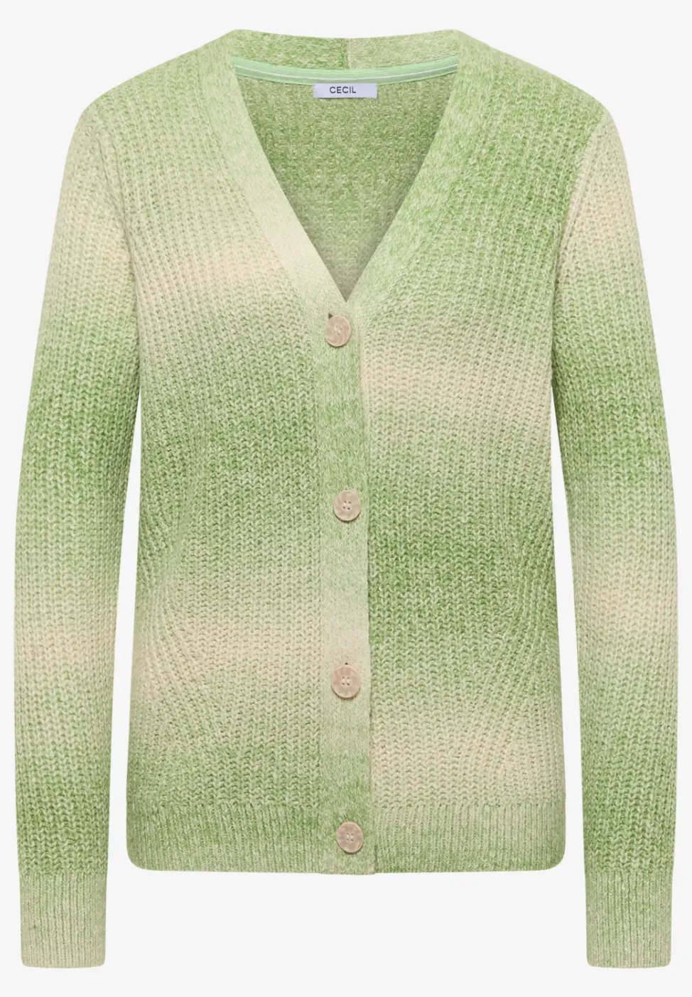 Cardigan Space Dye V-Neck