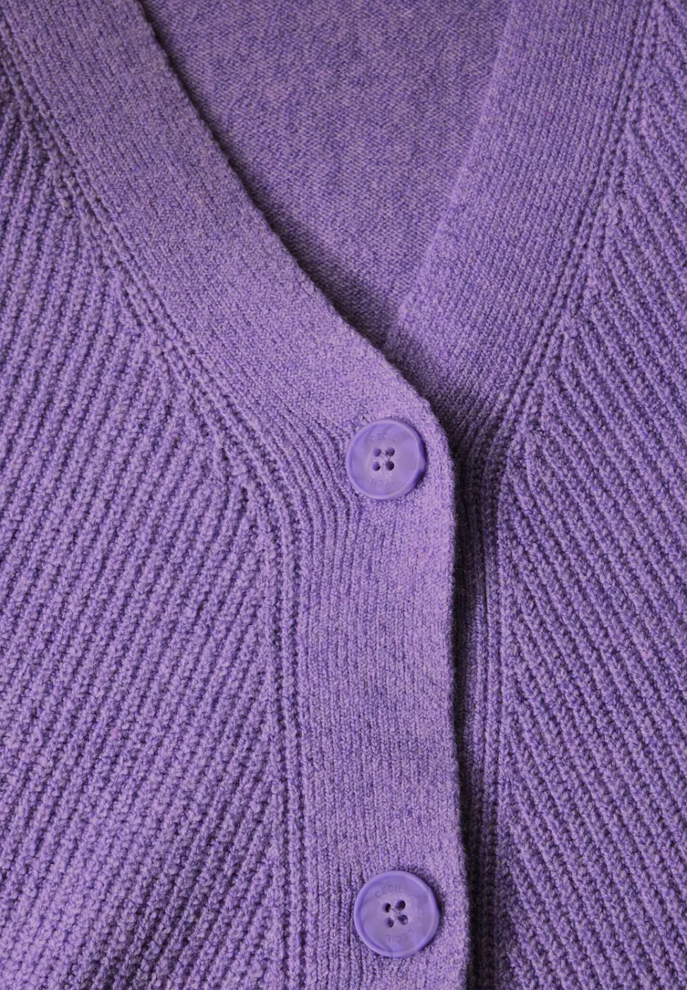 Cardigan à structure mixte