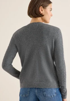 Cardingan avec détails en tricot