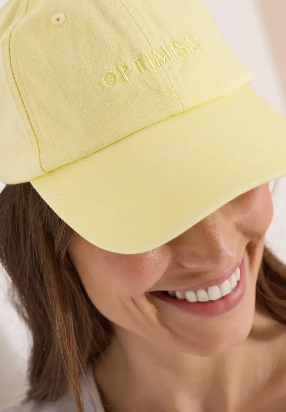 Casquette en coton avec broderie
