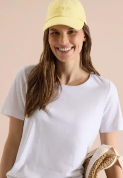 Casquette en coton avec broderie