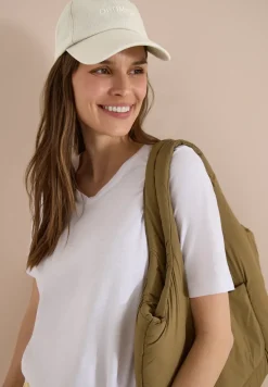 Casquette en coton avec broderie