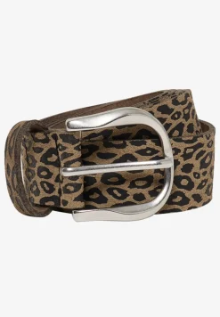 Ceinture avec motif léopard