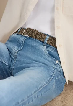 Ceinture avec motif léopard