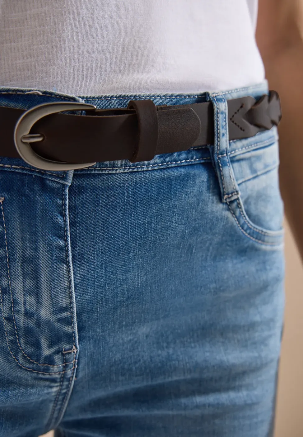 Ceinture à l'aspect tressé
