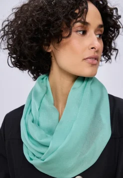 Écharpe loop en couleur unie