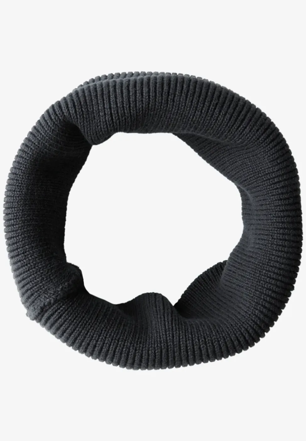 Écharpe loop en tricot côtelé