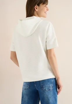 Chemise à capuche en couleur unie