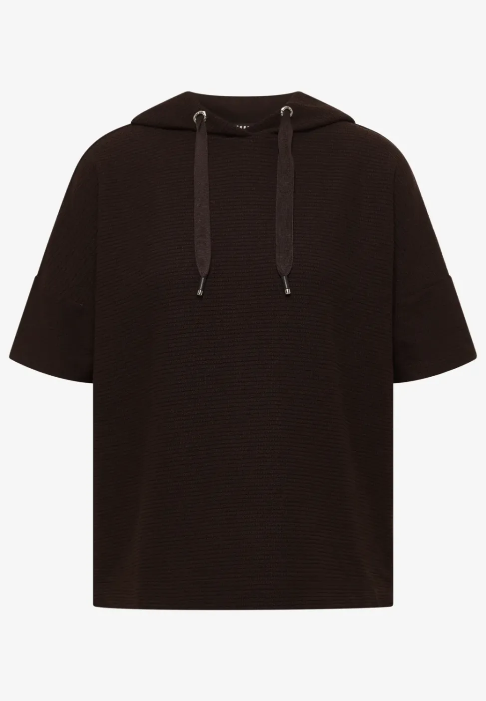 Chemise à capuche en couleur unie