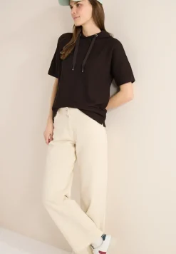Chemise à capuche en couleur unie