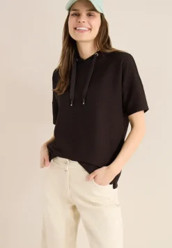 Chemise à capuche en couleur unie