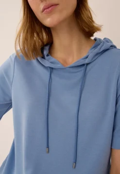 Chemise à capuche piquée