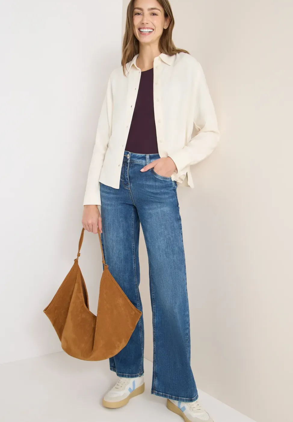 Chemise à carreaux doux