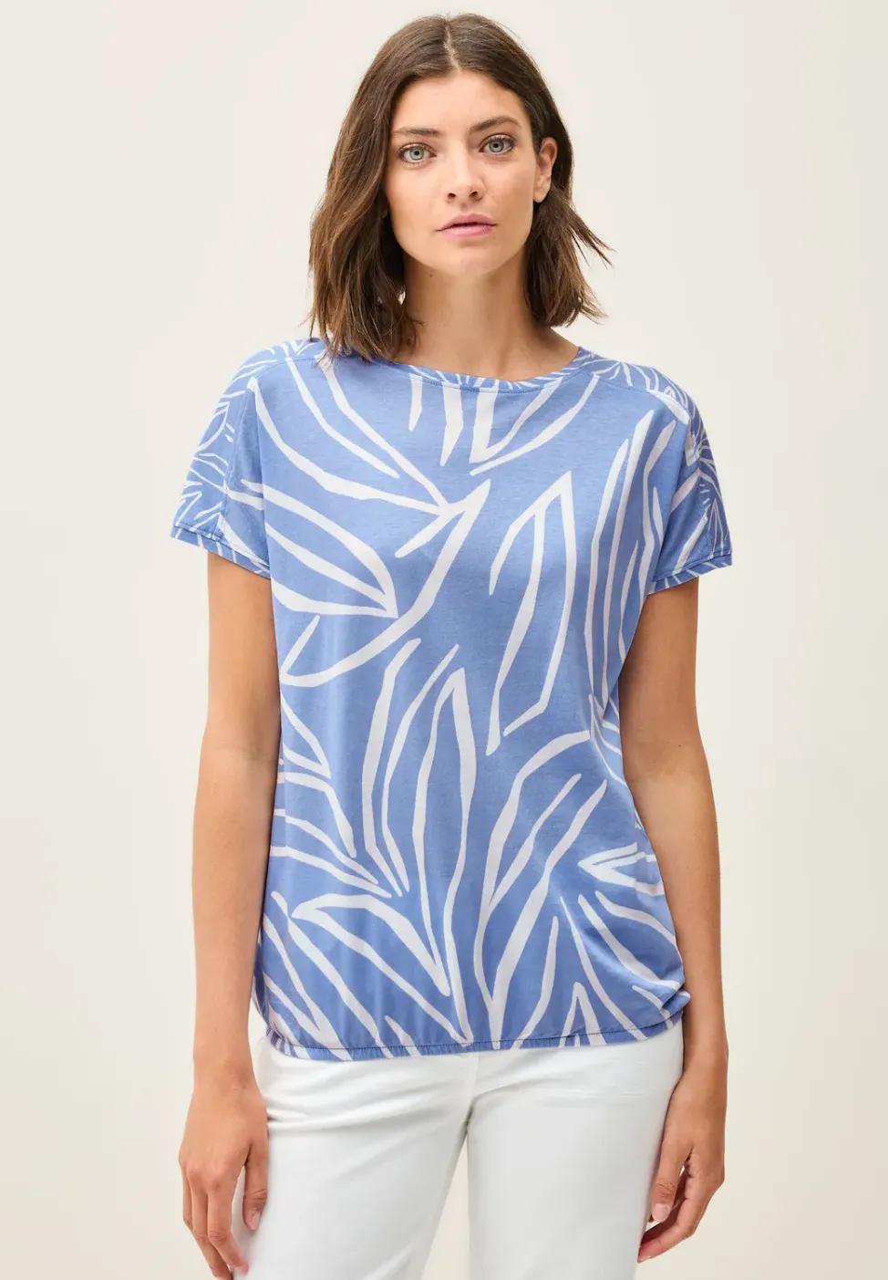 Chemise à imprimé mixte