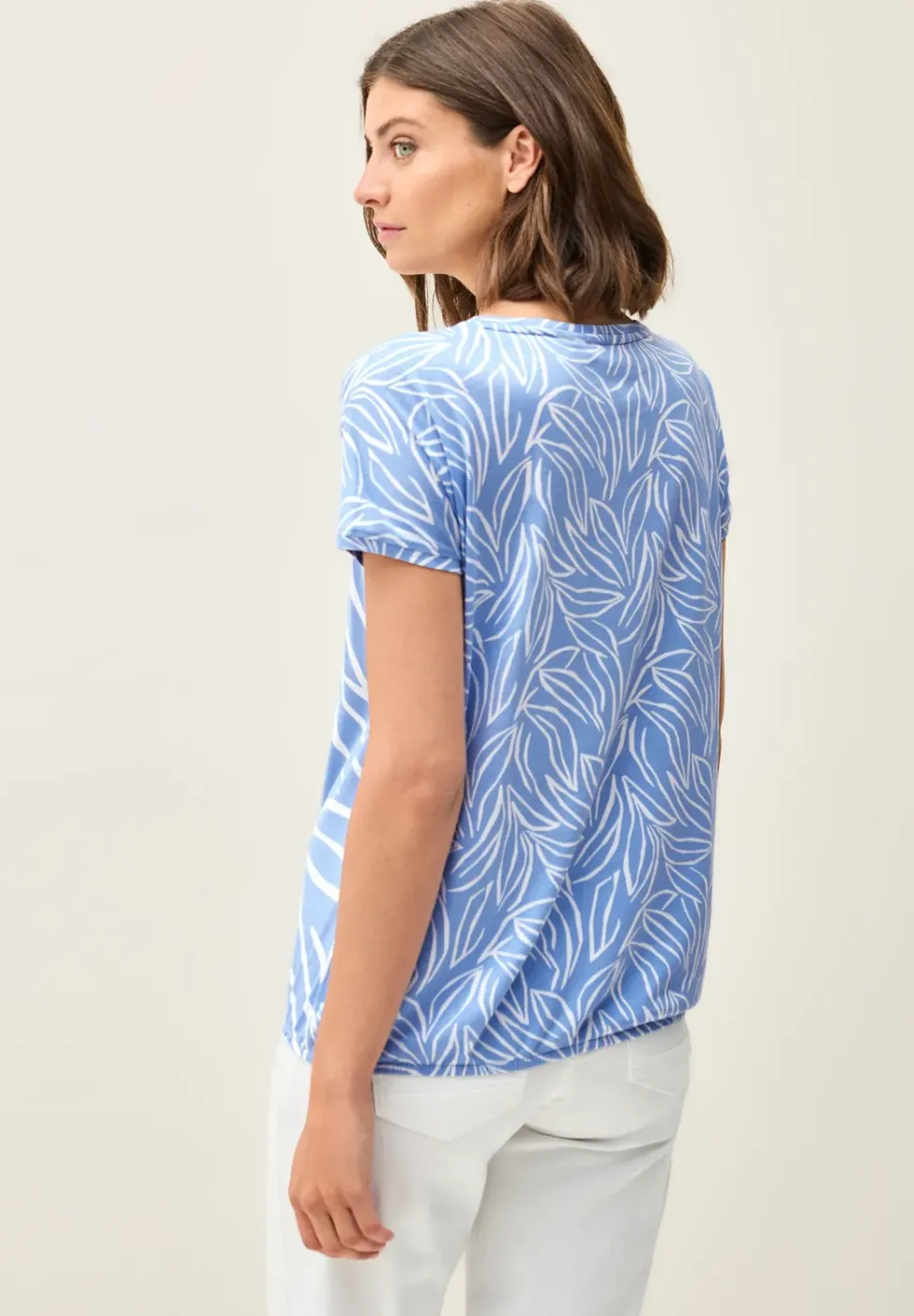 Chemise à imprimé mixte