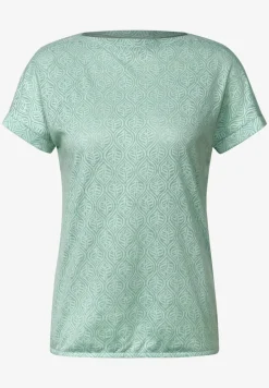 Chemise à look mélangé