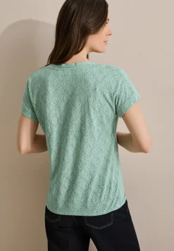 Chemise à look mélangé