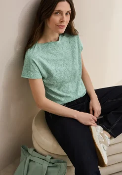 Chemise à look mélangé