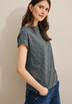 Chemise à look mélangé