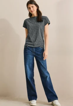 Chemise à look mélangé