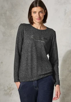 Chemise à look mélangé
