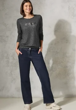 Chemise à look mélangé