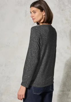 Chemise à look mélangé