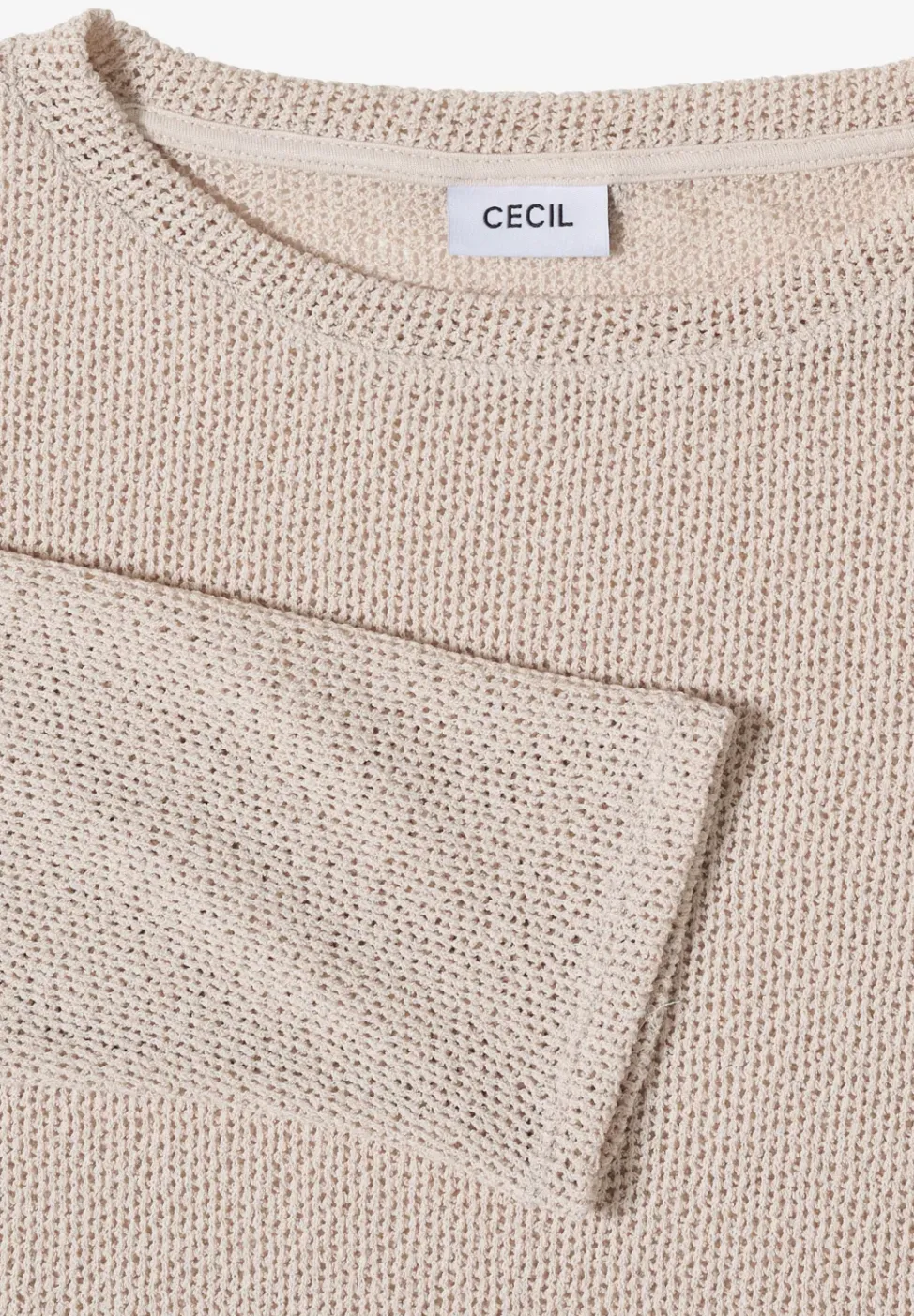 chemise à manches 3/4 en look ajouré