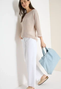 chemise à manches 3/4 en look ajouré