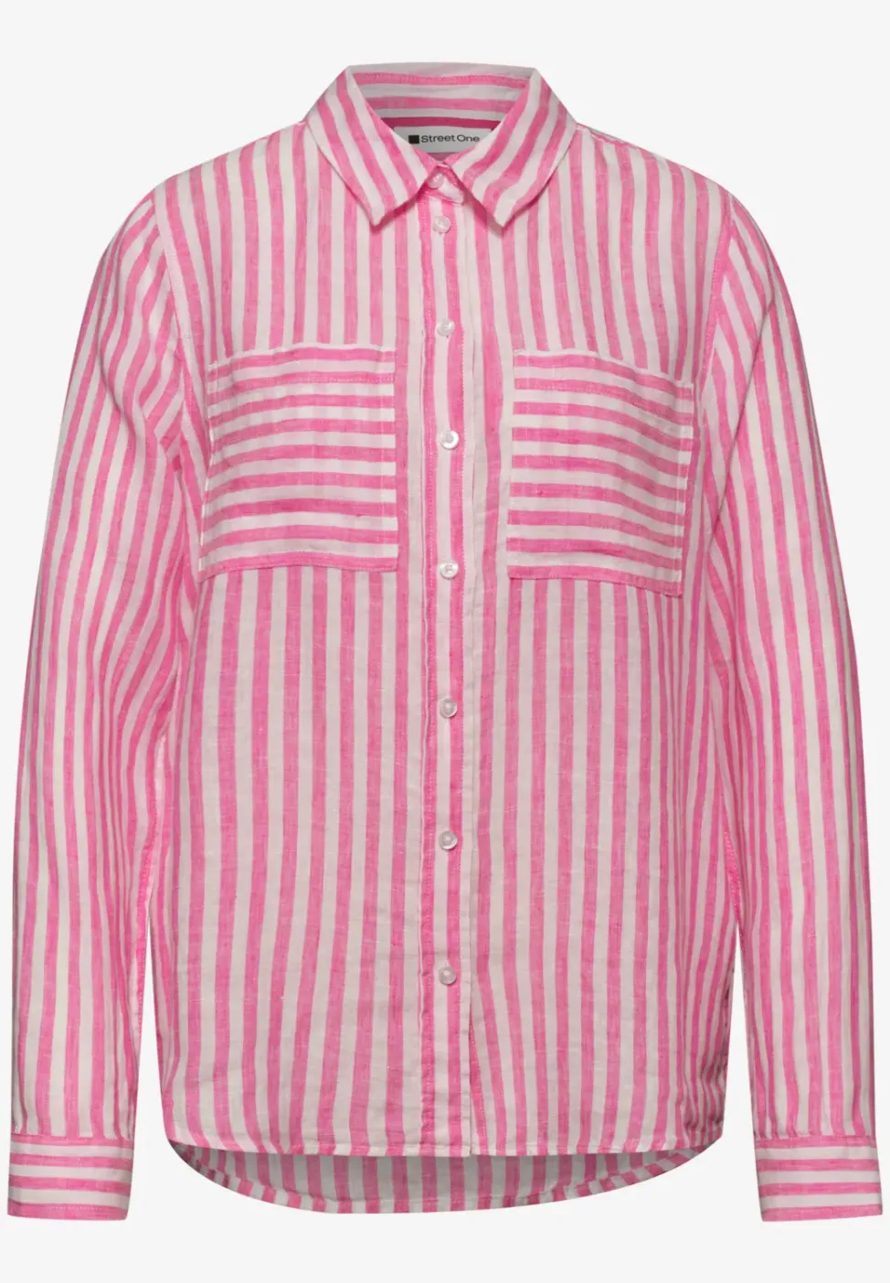 Chemise à manches longues en lin