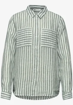Chemise à manches longues en lin