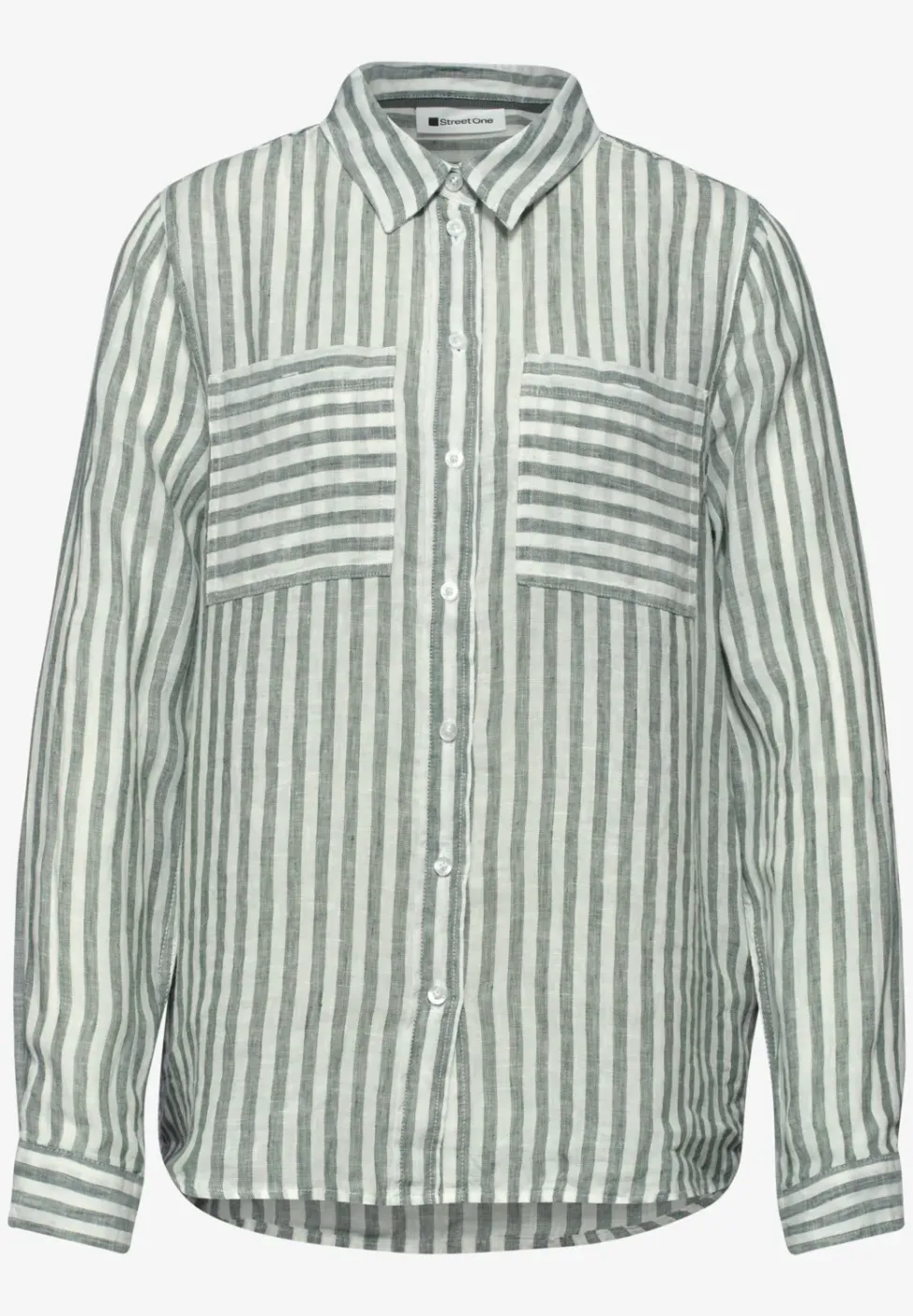 Chemise à manches longues en lin
