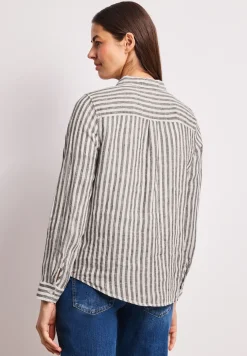 Chemise à manches longues en lin