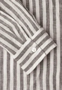 Chemise à manches longues en lin