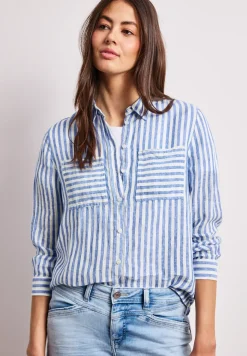 Chemise à manches longues en lin