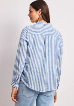 Chemise à manches longues en lin