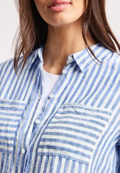 Chemise à manches longues en lin
