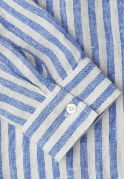 Chemise à manches longues en lin