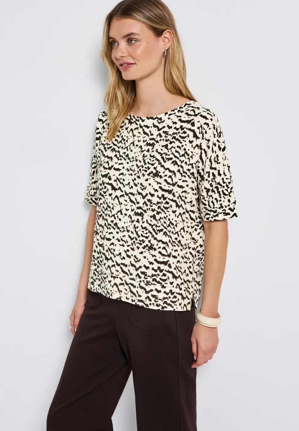 Chemise à motifs Batwing