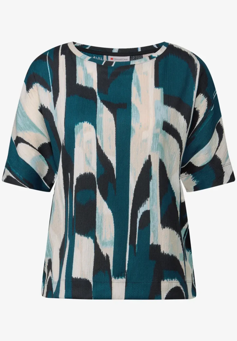 Chemise à motifs Crinkle