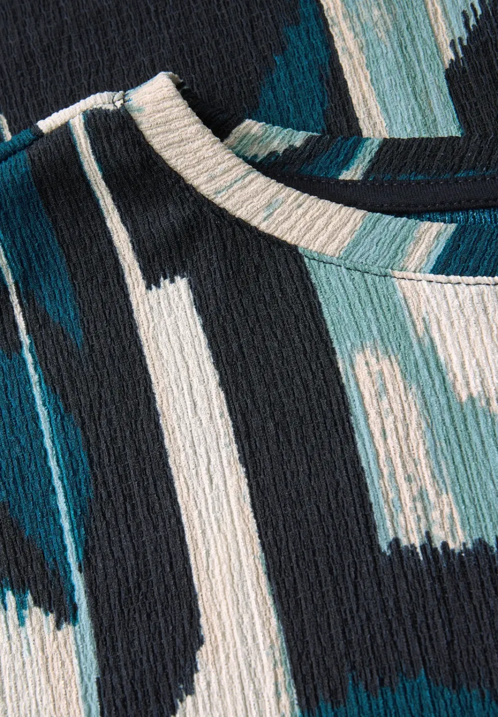Chemise à motifs Crinkle