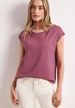 Chemise à épaules tombantes avec ruban décoratif
