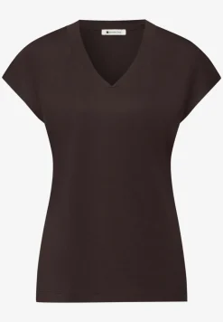 Chemise à épaules tombantes et col en V