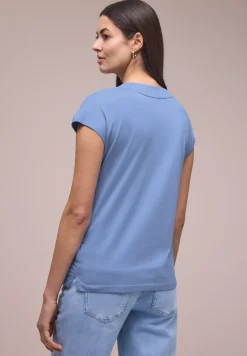 Chemise à épaules tombantes et col en V